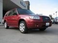 2008 Garnet Red Pearl Subaru Forester 2.5 X  photo #1