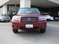 2008 Garnet Red Pearl Subaru Forester 2.5 X  photo #2