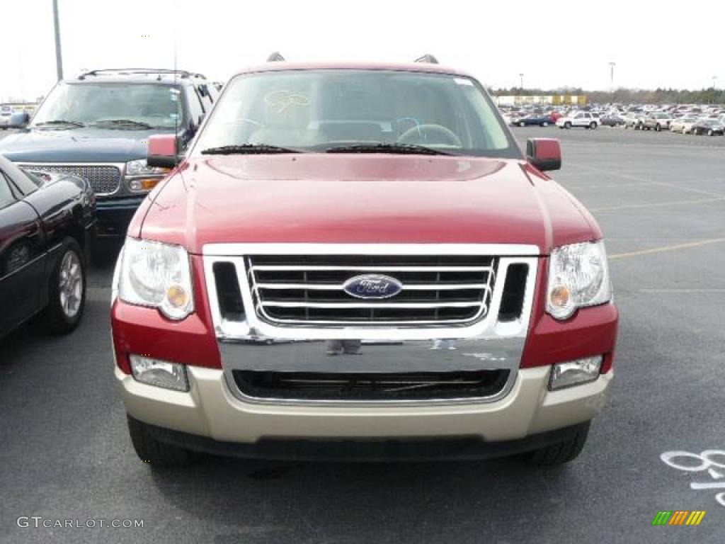 2006 Explorer Eddie Bauer 4x4 - Redfire Metallic / Camel photo #2