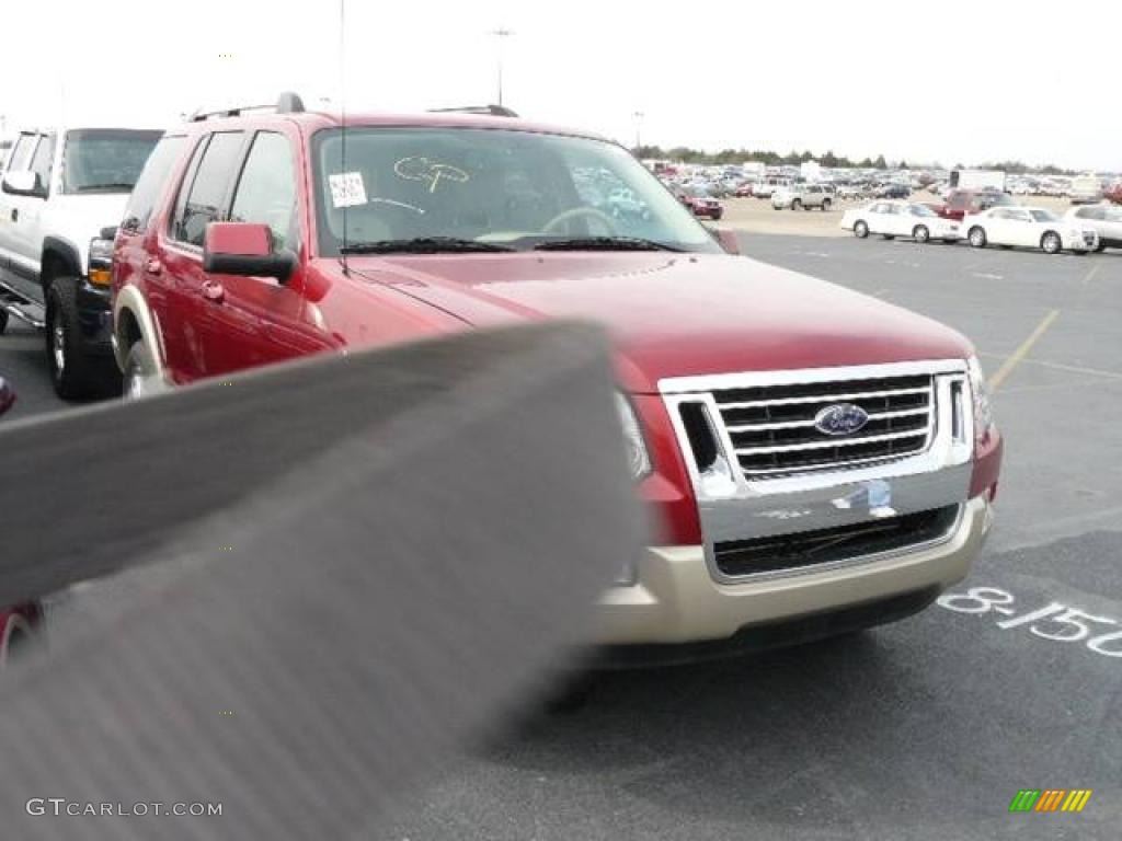2006 Explorer Eddie Bauer 4x4 - Redfire Metallic / Camel photo #3