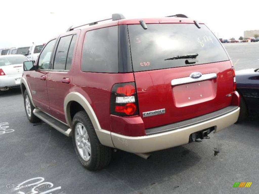 2006 Explorer Eddie Bauer 4x4 - Redfire Metallic / Camel photo #5