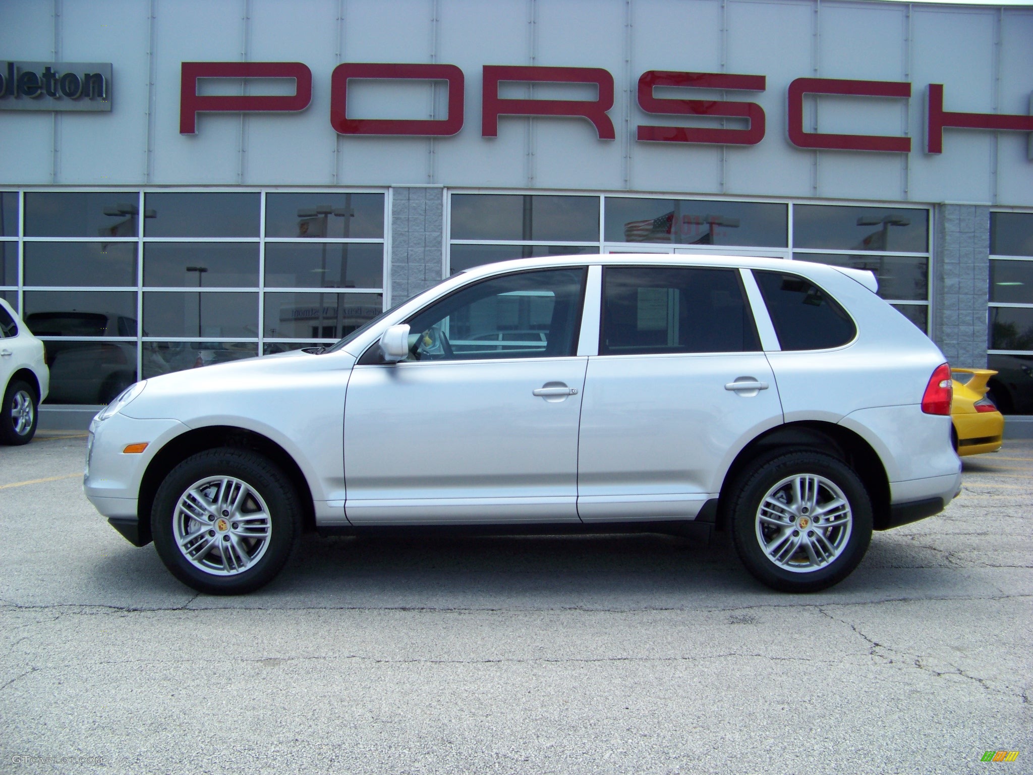 2008 Cayenne S - Crystal Silver Metallic / Black photo #8