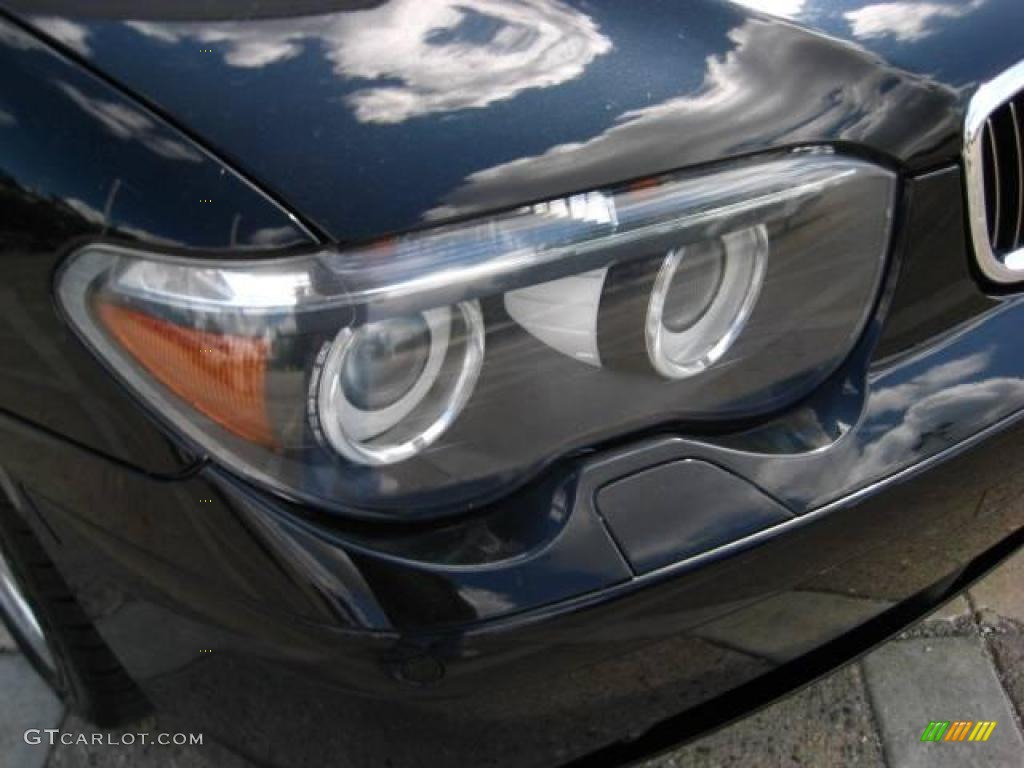 2005 7 Series 745Li Sedan - Jet Black / Black/Black photo #11