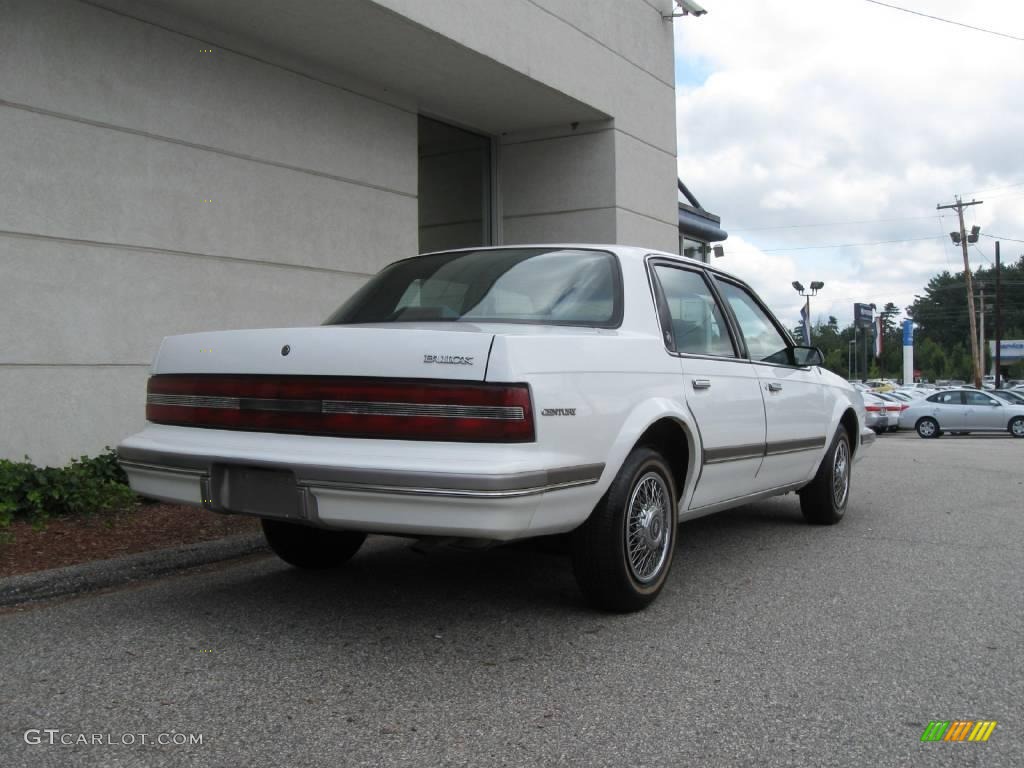 1995 Century Special Sedan - Bright White / Blue photo #3