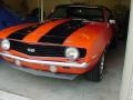 Hugger Orange 1969 Chevrolet Camaro SS Coupe