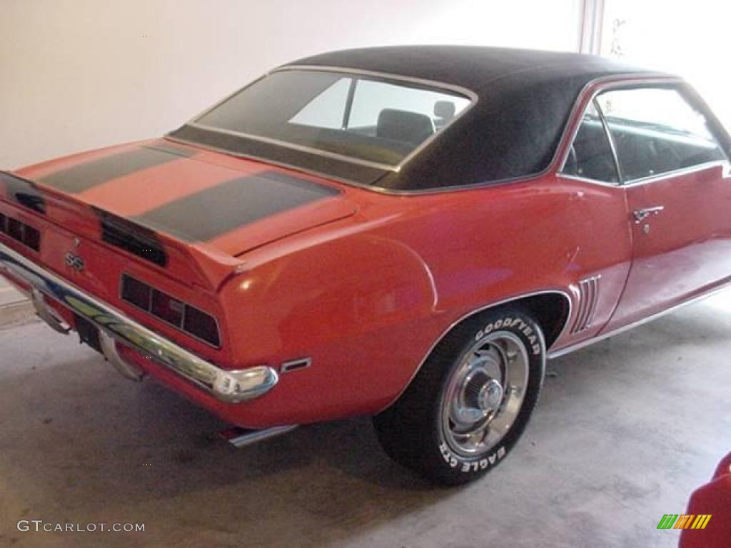 1969 Camaro SS Coupe - Hugger Orange / Black/Gray Houndstooth photo #6