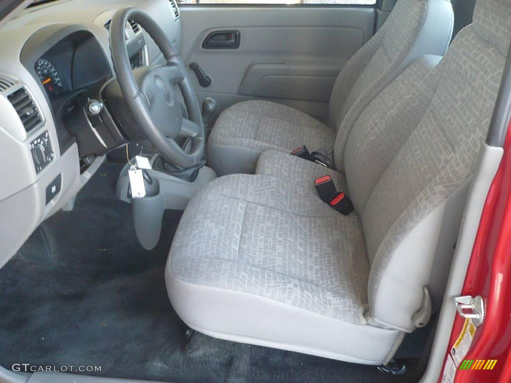 2008 Colorado LS Regular Cab - Victory Red / Medium Pewter photo #8