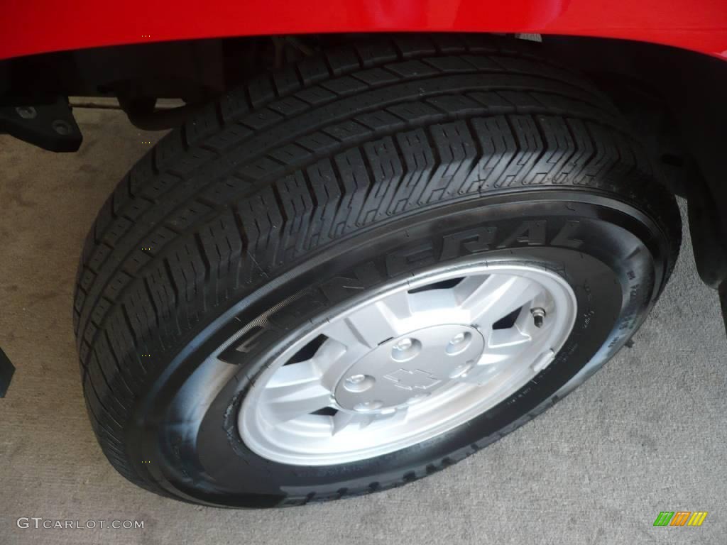 2008 Colorado LS Regular Cab - Victory Red / Medium Pewter photo #18