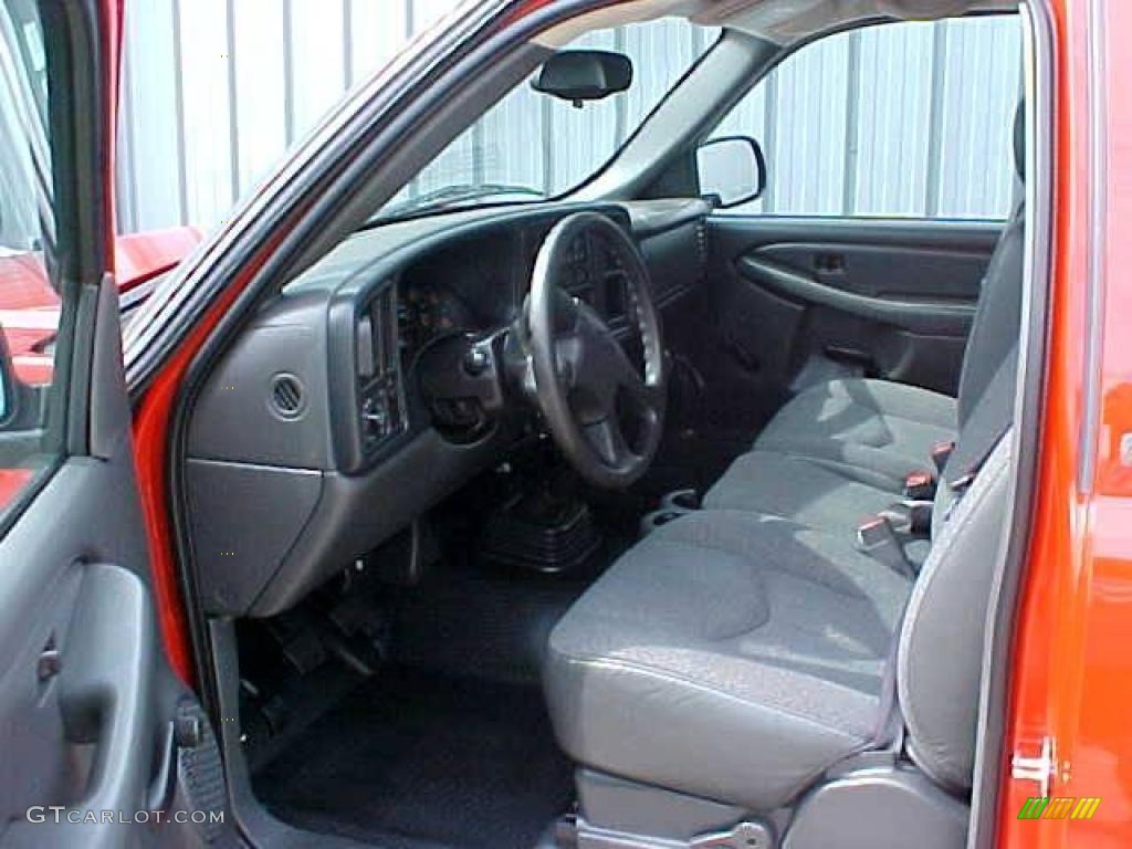 2005 Silverado 1500 Regular Cab - Victory Red / Dark Charcoal photo #5