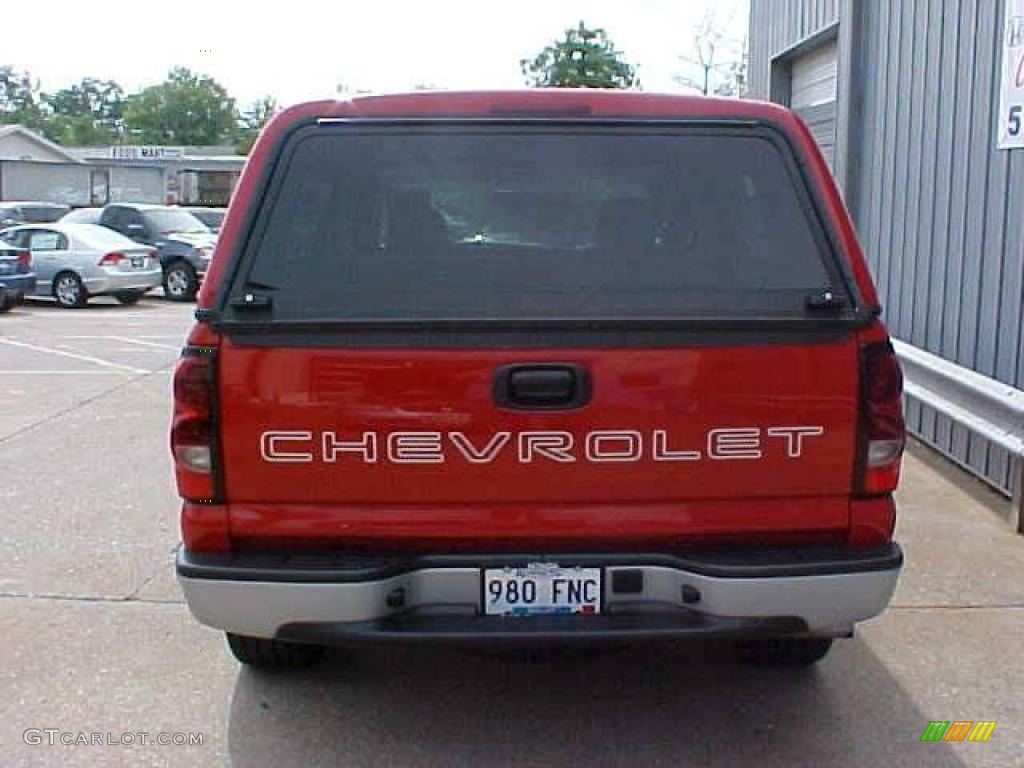 2005 Silverado 1500 Regular Cab - Victory Red / Dark Charcoal photo #6