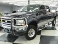 True Blue Metallic 2004 Ford F250 Super Duty FX4 Crew Cab 4x4