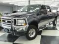 2004 True Blue Metallic Ford F250 Super Duty FX4 Crew Cab 4x4  photo #1