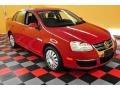 2008 Salsa Red Volkswagen Jetta S Sedan  photo #1