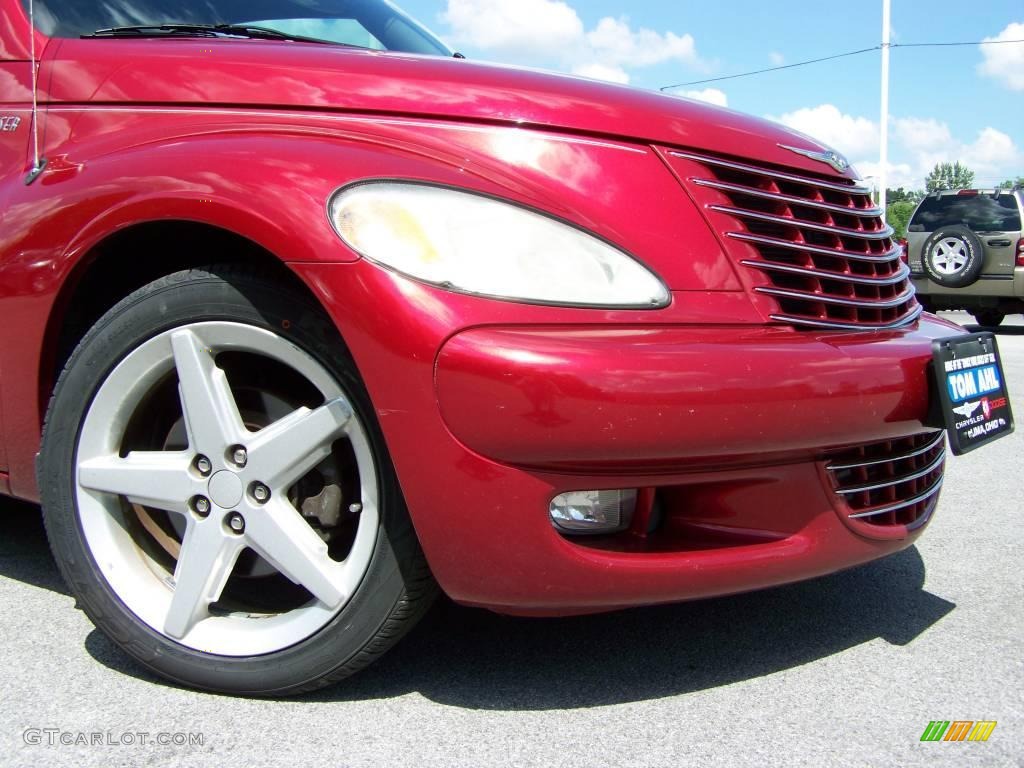 2005 PT Cruiser GT Convertible - Inferno Red Crystal Pearl / Taupe/Pearl Beige photo #2