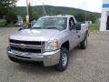 Silver Birch Metallic - Silverado 3500HD Work Truck Regular Cab 4x4 Photo No. 2