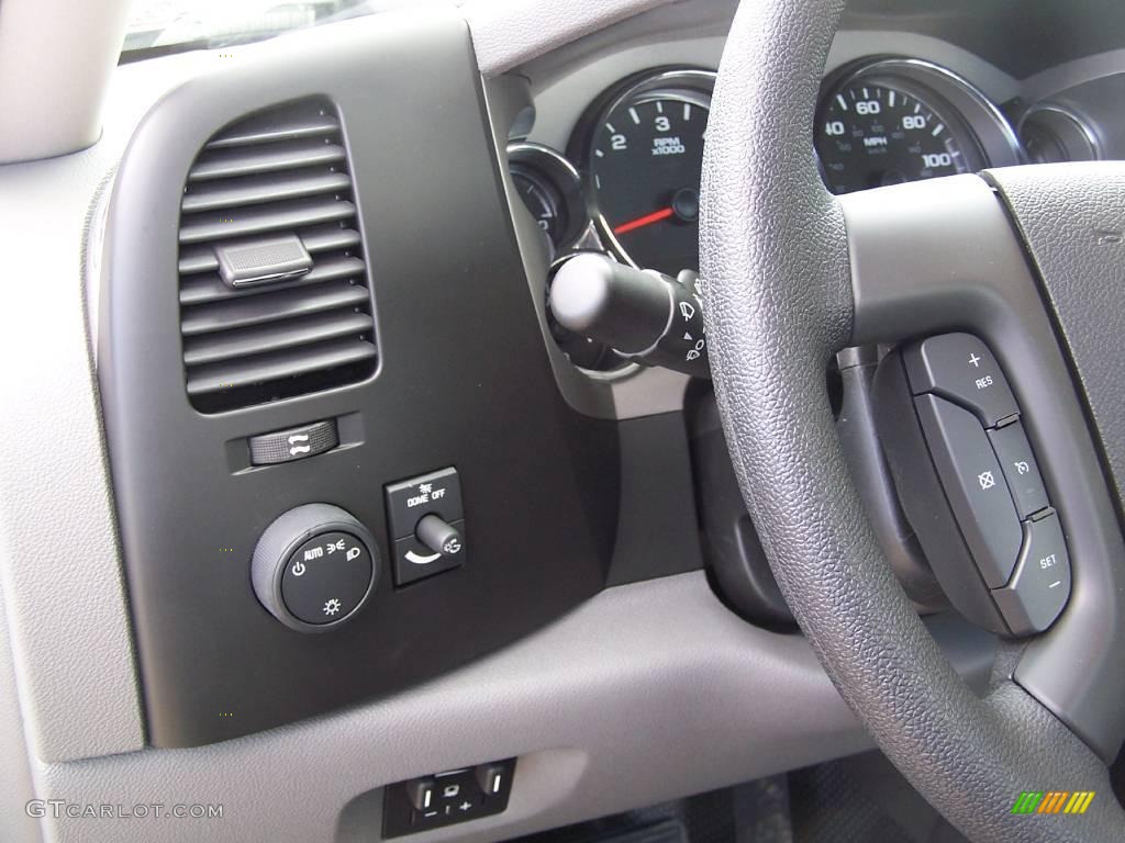 2009 Silverado 3500HD Work Truck Regular Cab 4x4 - Silver Birch Metallic / Dark Titanium photo #26