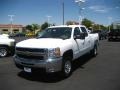 2009 Summit White Chevrolet Silverado 2500HD LTZ Crew Cab 4x4  photo #2