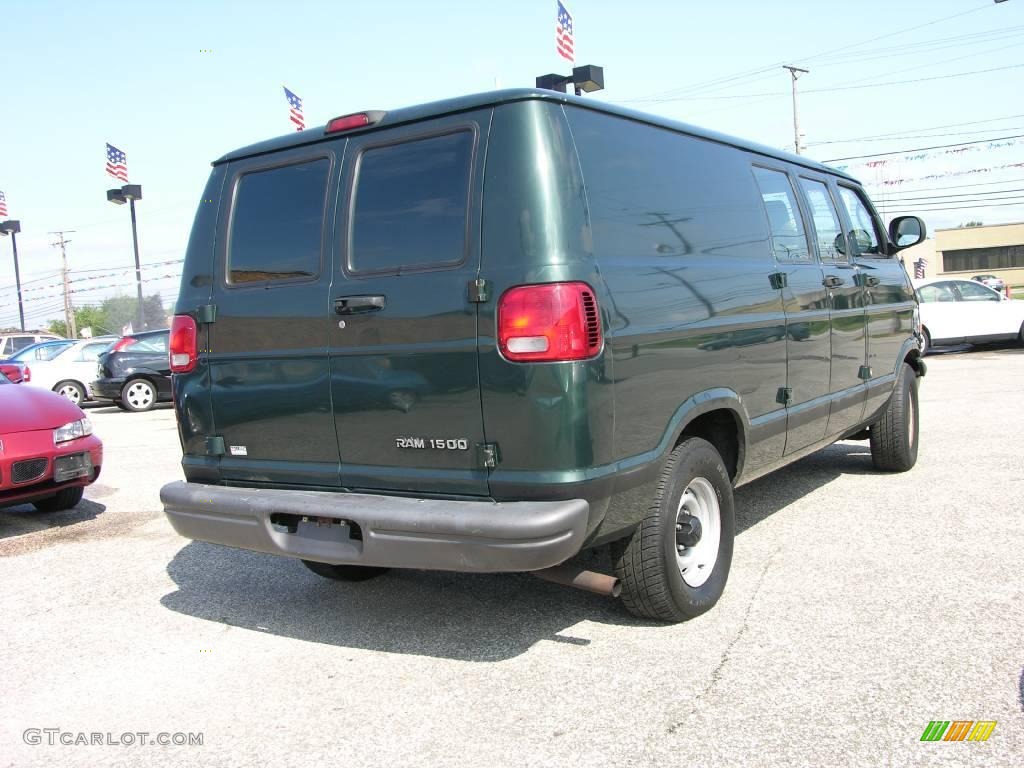 2002 Ram Van 1500 Cargo - Hunter Green Metallic / Dark Slate Gray photo #6