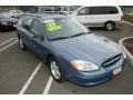 2000 Graphite Blue Metallic Ford Taurus SE Wagon  photo #3