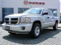 2008 Bright Silver Metallic Dodge Dakota SLT Crew Cab  photo #1