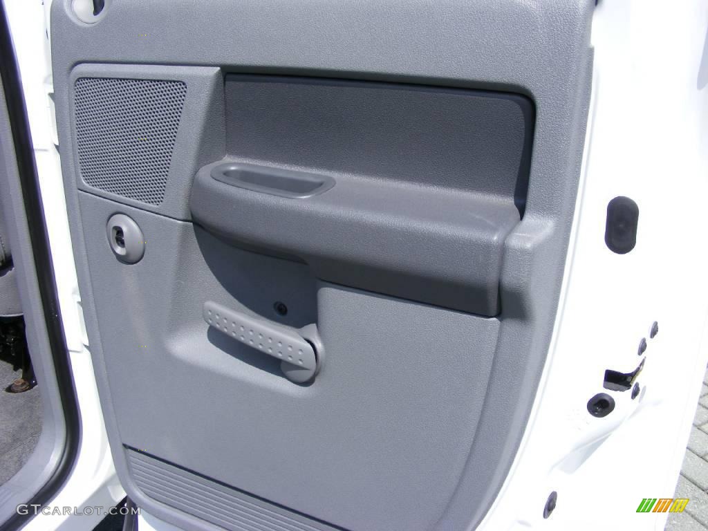 2007 Ram 3500 Sport Quad Cab 4x4 Dually - Bright White / Medium Slate Gray photo #22