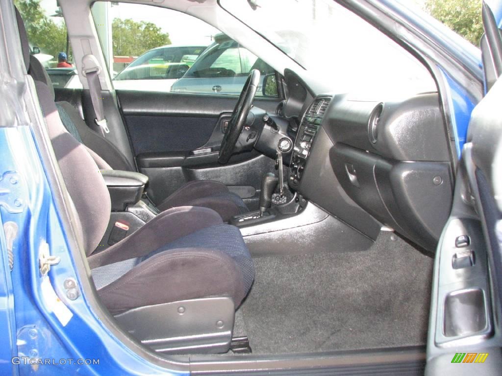 2002 Impreza WRX Wagon - WR Blue Pearl / Black photo #10