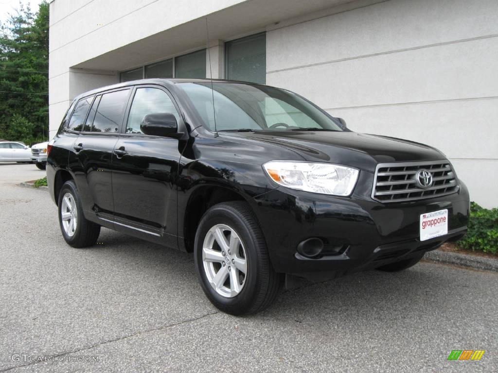 2009 Highlander V6 4WD - Black / Ash photo #1