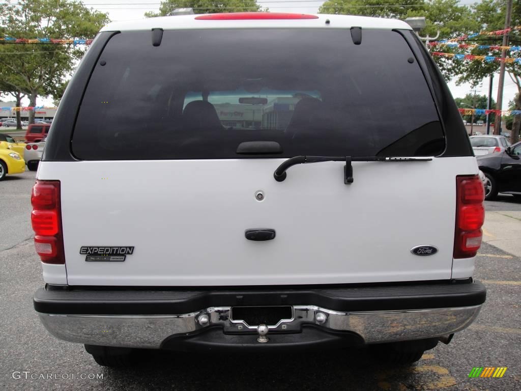 1999 Expedition XLT 4x4 - Oxford White / Medium Graphite photo #5