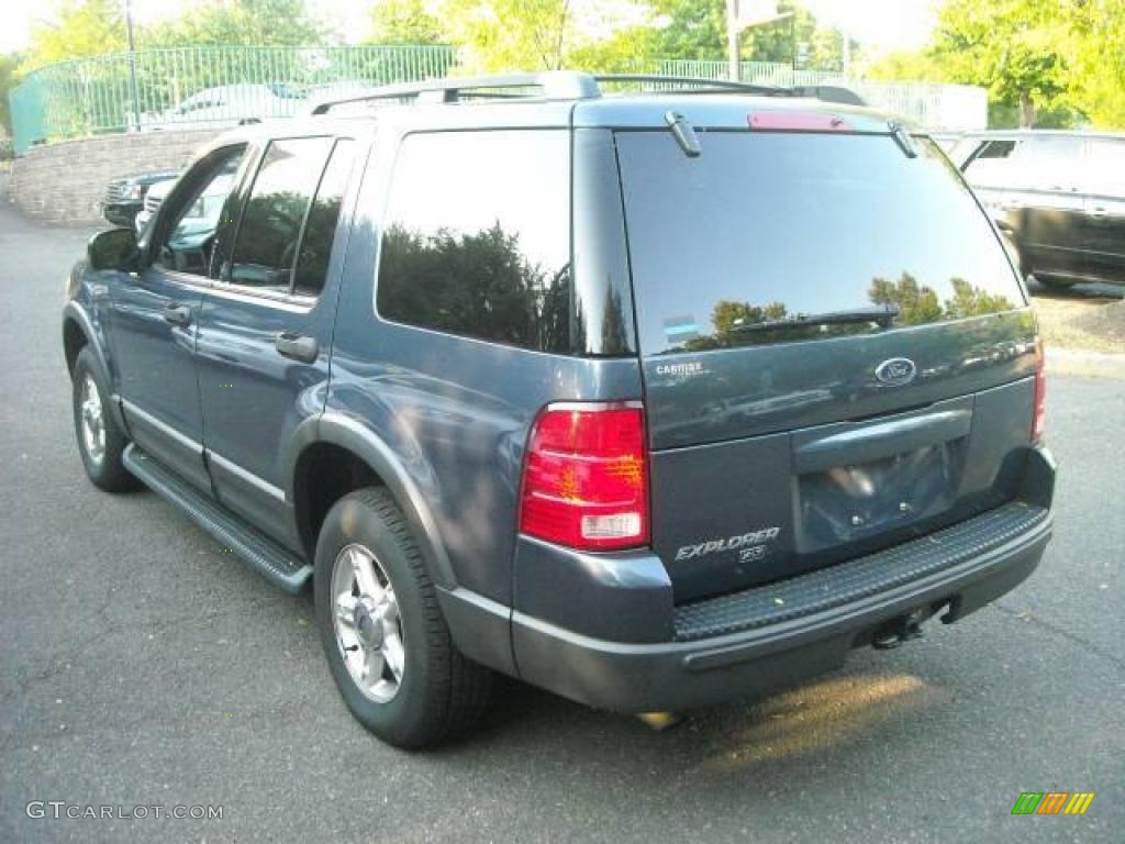 2003 Explorer XLT 4x4 - Medium Wedgewood Blue Metallic / Graphite Grey photo #2