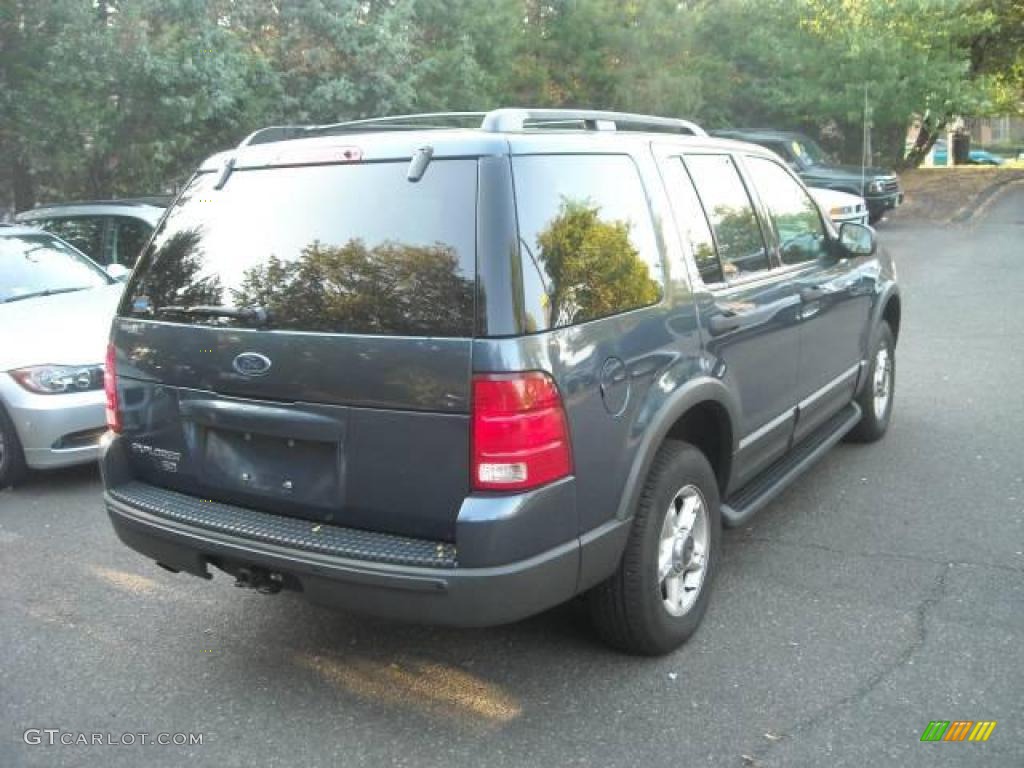 2003 Explorer XLT 4x4 - Medium Wedgewood Blue Metallic / Graphite Grey photo #4