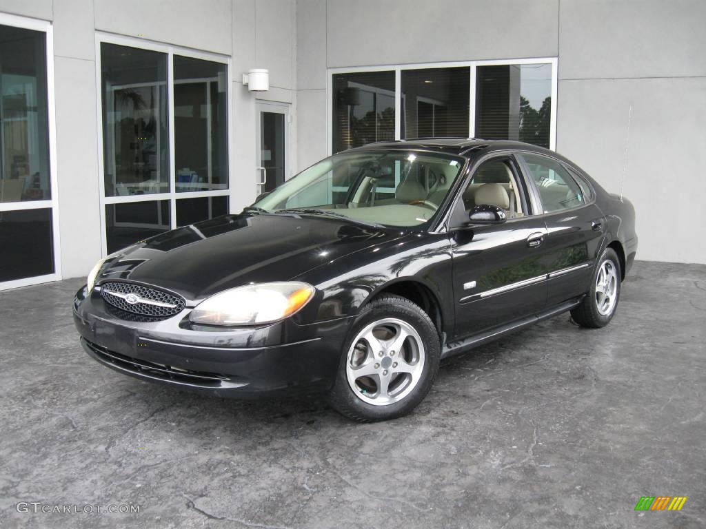 2003 Taurus SEL - Black / Medium Graphite photo #1