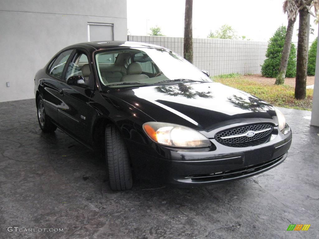 2003 Taurus SEL - Black / Medium Graphite photo #3