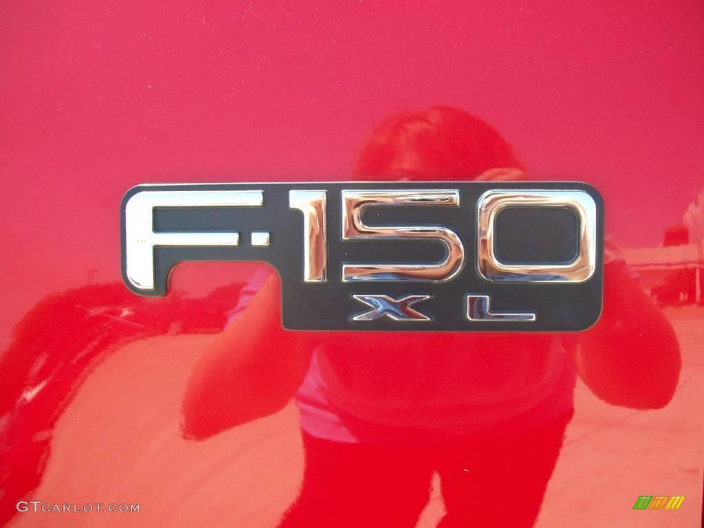 2004 F150 STX Heritage SuperCab - Bright Red / Heritage Graphite Grey photo #12
