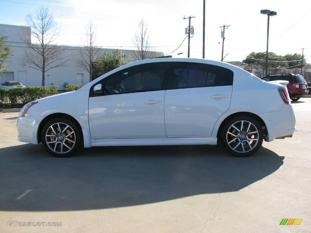 2007 Sentra SE-R Spec V - Fresh Powder White / SE-R Charcoal photo #4
