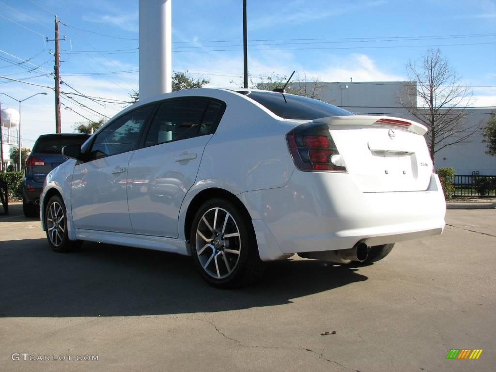 2007 Sentra SE-R Spec V - Fresh Powder White / SE-R Charcoal photo #5