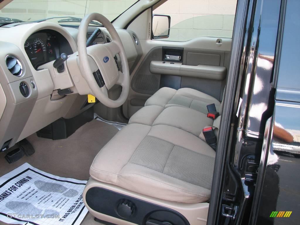 2005 F150 XLT SuperCrew - Black / Tan photo #10