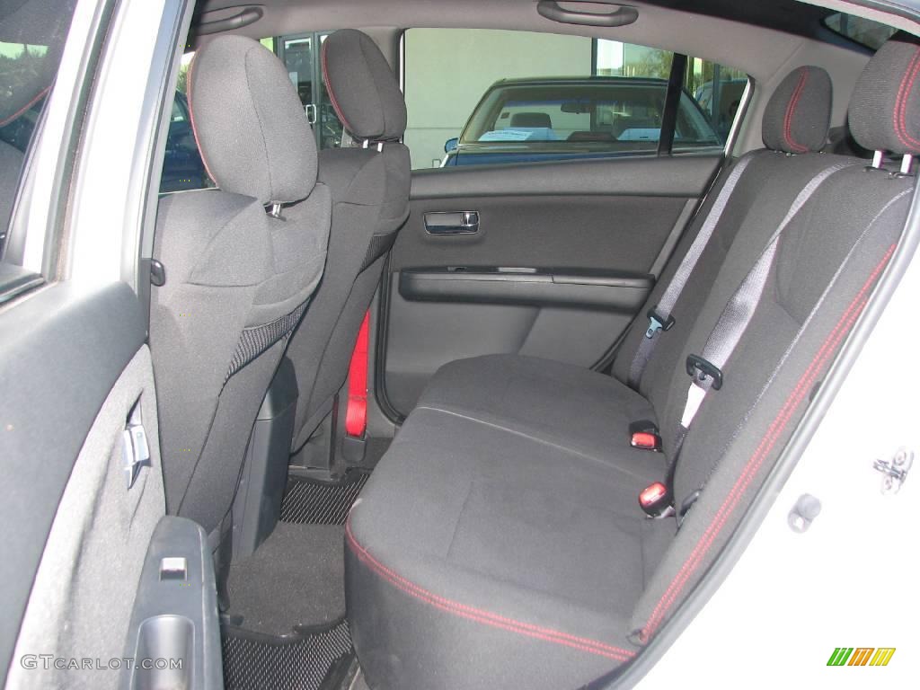 2007 Sentra SE-R Spec V - Fresh Powder White / SE-R Charcoal photo #12