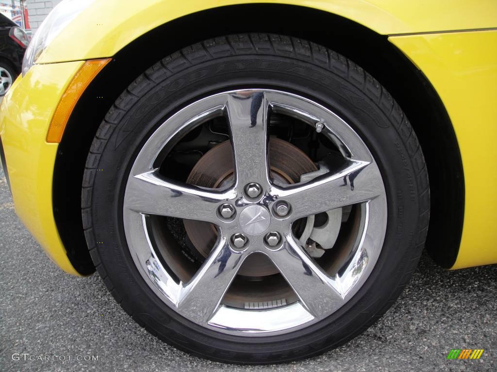 2008 Solstice GXP Roadster - Mean Yellow / Ebony photo #8