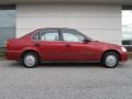 1999 Inza Red Pearl Honda Civic LX Sedan  photo #2