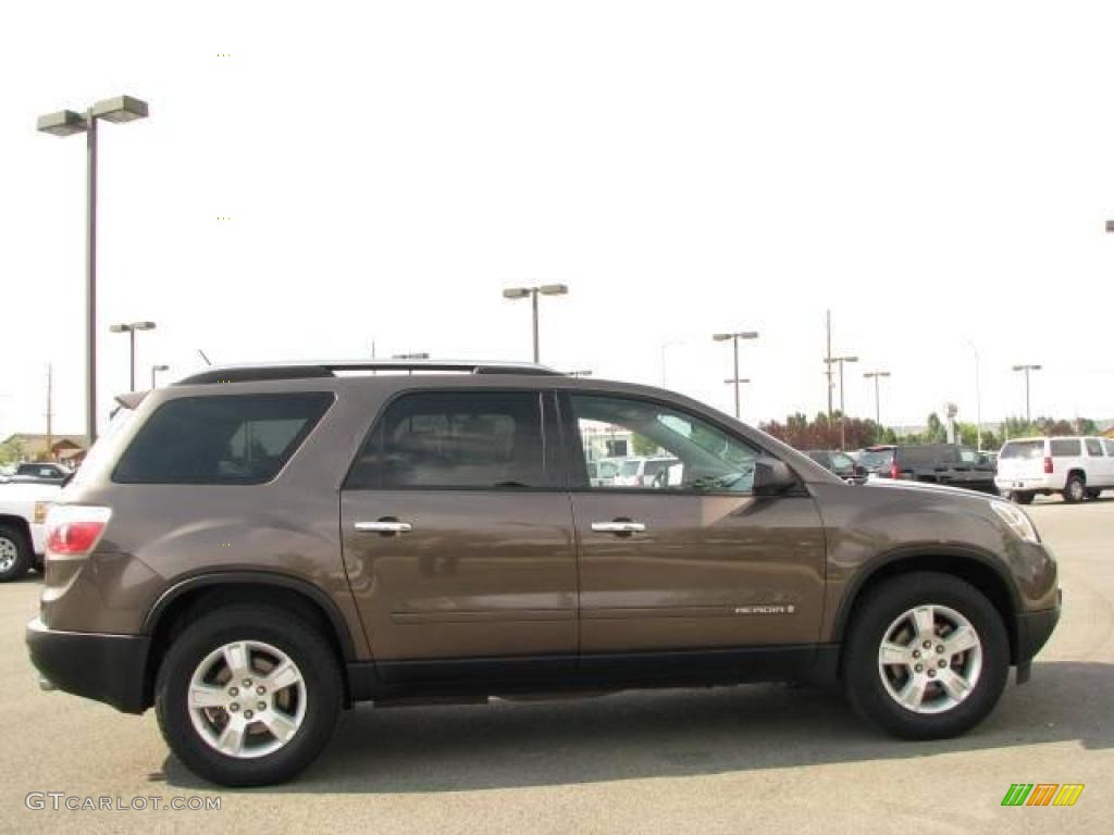 2008 Acadia SLE AWD - Medium Brown Metallic / Ebony photo #5
