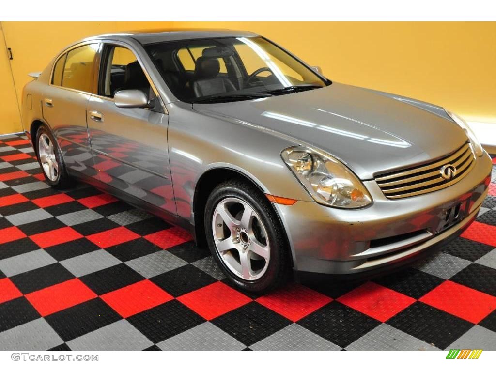 2004 G 35 Sedan - Diamond Graphite Gray Metallic / Graphite photo #1