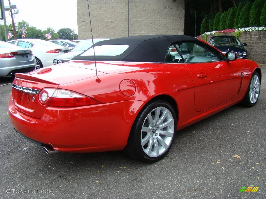 2007 XK XK8 Convertible - Salsa Red / Charcoal photo #7