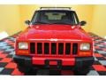 2000 Flame Red Jeep Cherokee Sport 4x4  photo #2