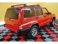 2000 Flame Red Jeep Cherokee Sport 4x4  photo #6