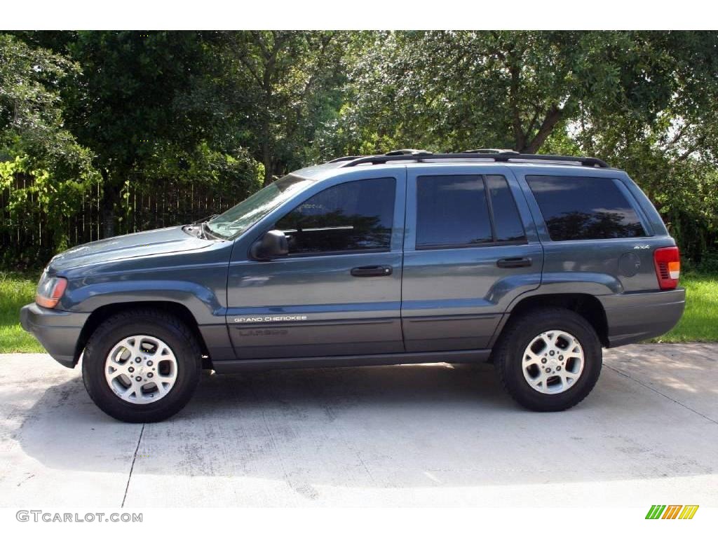 2001 Grand Cherokee Laredo 4x4 - Steel Blue Pearl / Agate photo #3