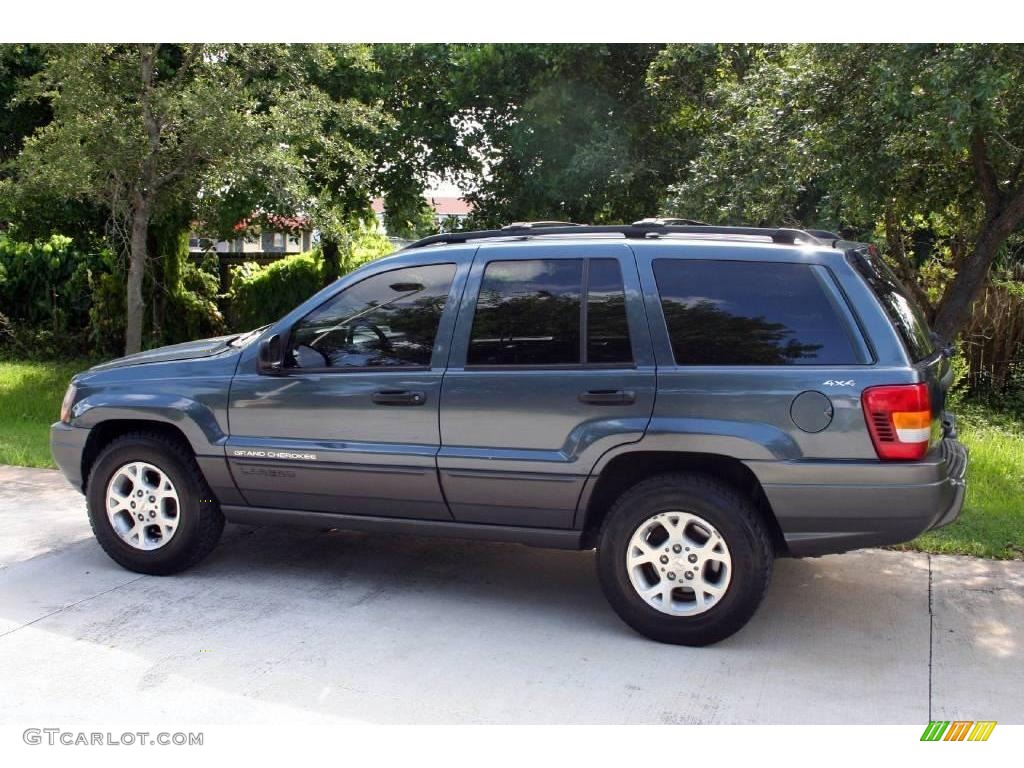 2001 Grand Cherokee Laredo 4x4 - Steel Blue Pearl / Agate photo #5