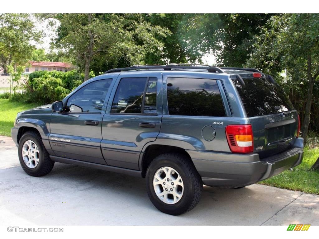 2001 Grand Cherokee Laredo 4x4 - Steel Blue Pearl / Agate photo #6