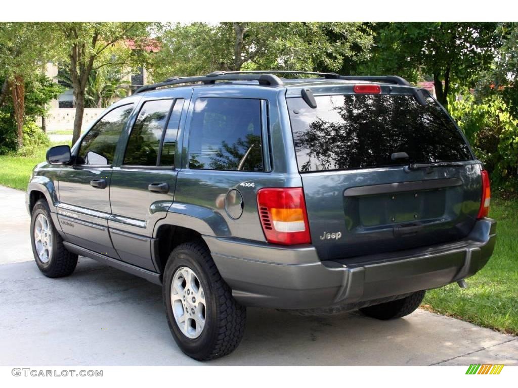2001 Grand Cherokee Laredo 4x4 - Steel Blue Pearl / Agate photo #7