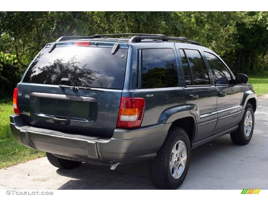 2001 Grand Cherokee Laredo 4x4 - Steel Blue Pearl / Agate photo #8