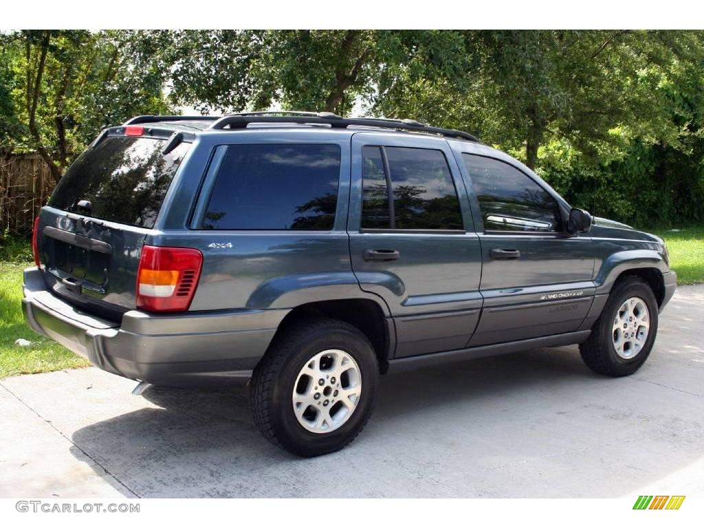 2001 Grand Cherokee Laredo 4x4 - Steel Blue Pearl / Agate photo #9
